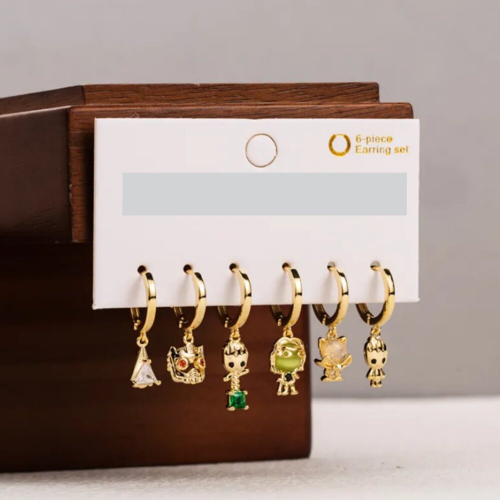 Guardians of the Galaxy Earrings Set